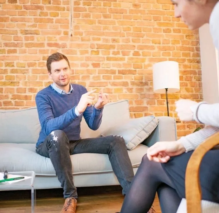 Johannes v. Richthofen im Coaching-Gespräch